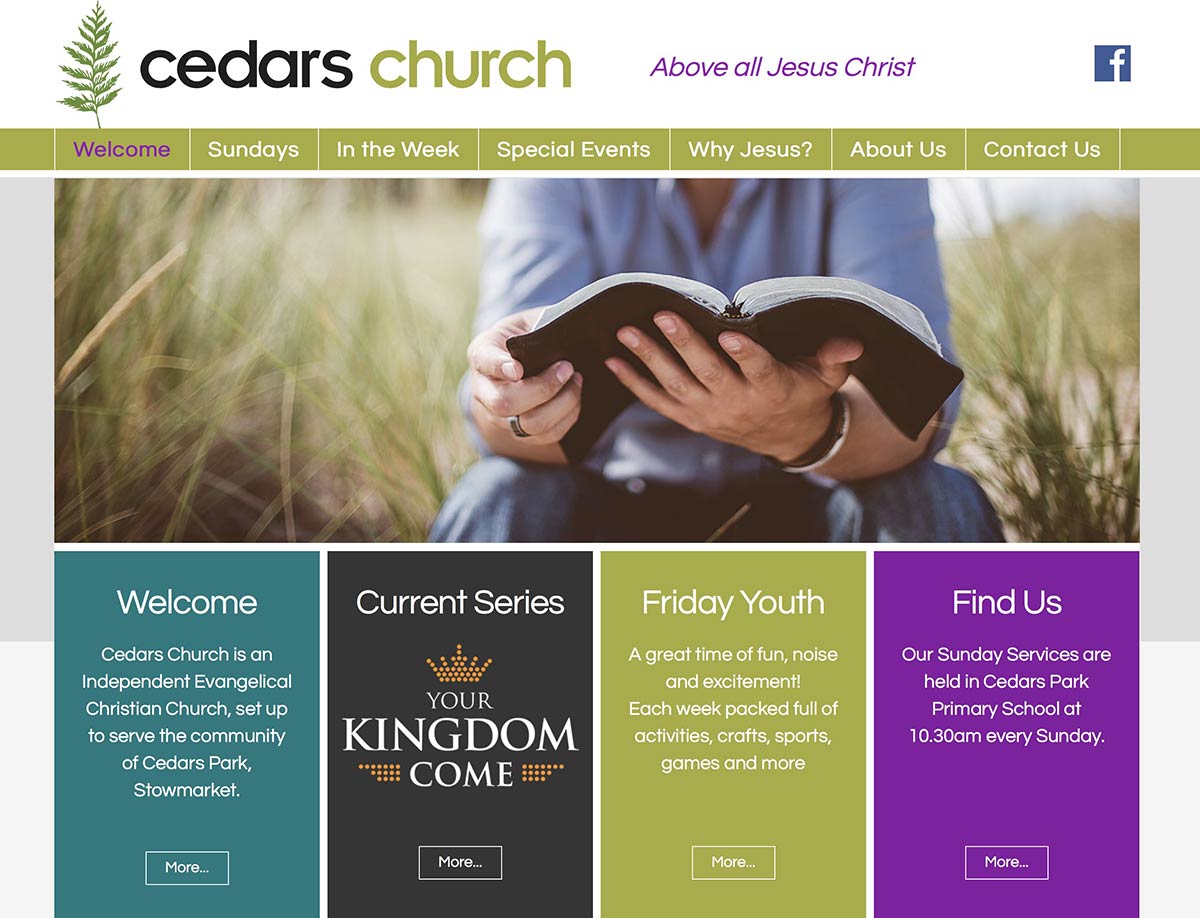 Cedars Church website